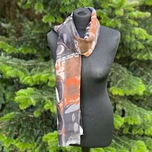 Autumn Abstract scarf