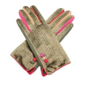 Green button Gloves