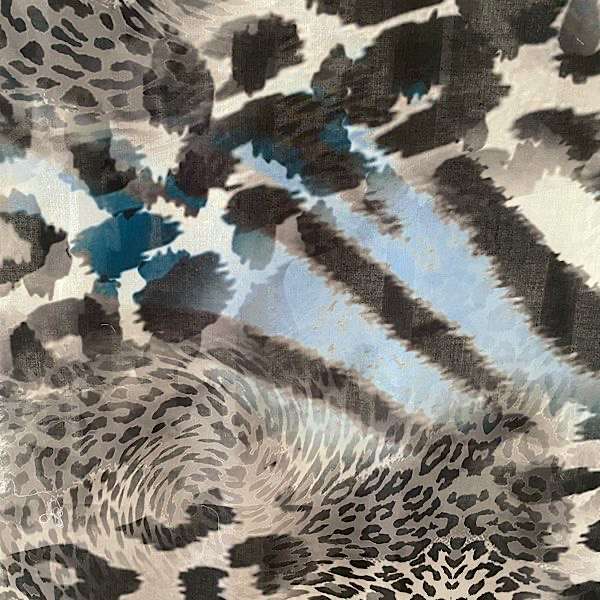 mixed animal with blue scarff