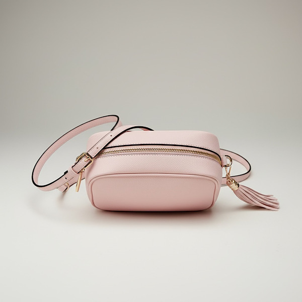 Top of pink bag