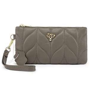 grey tree emblem purse