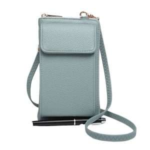 pale blue womens crossbody bag