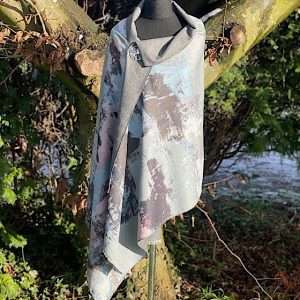 pastel colours luxury cashmere blend wrap or scarf