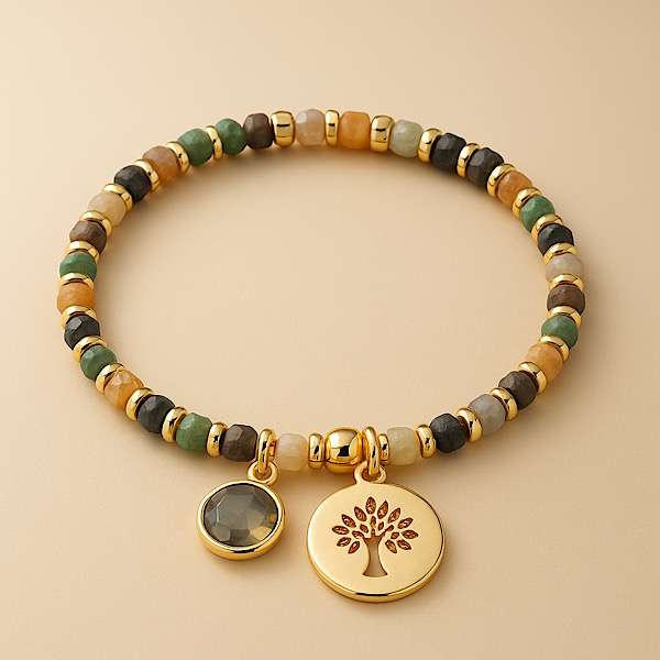 bracelet on plain backgroung