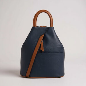 large navy backpack