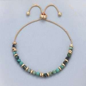 malachite green gemstone bracelet
