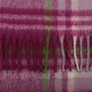 plum tassel scarf