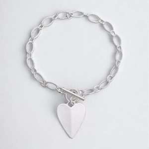 double sided heart elegaant bracelet