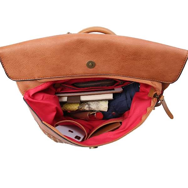 inside the backpack