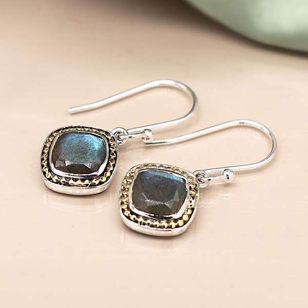 earrings laid flat