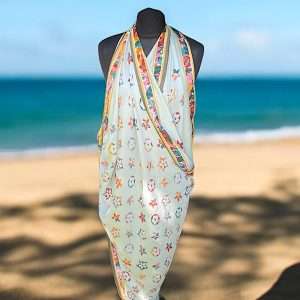 scarf tied like a sarong