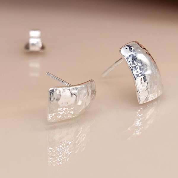 sterling stud earrings.