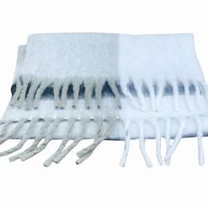 Folded scarf showing tassels