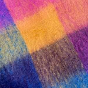 vibrant scarf close