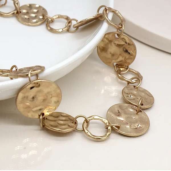 golden disc and hoops