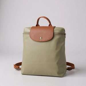soft green backpack