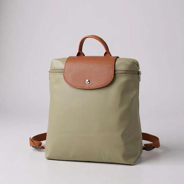 soft green backpack