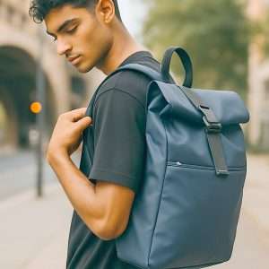 navy waterproof backpack