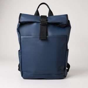 UrbanVoyage – Navy Waterproof Fold-Top Backpack