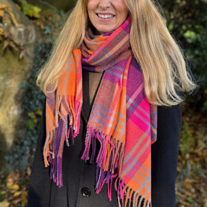 colourful bright scarf
