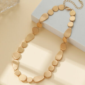 gold mixed pendant necklace