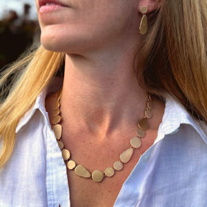 mixed shape necklace