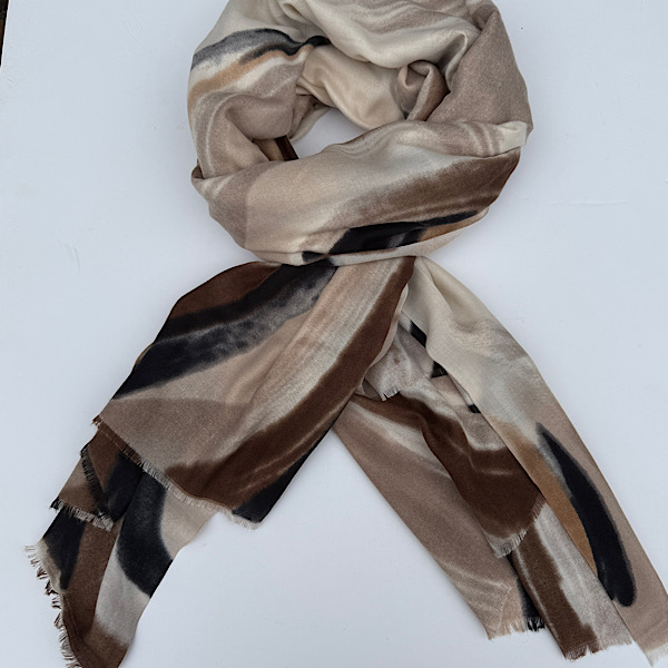 scarf tied