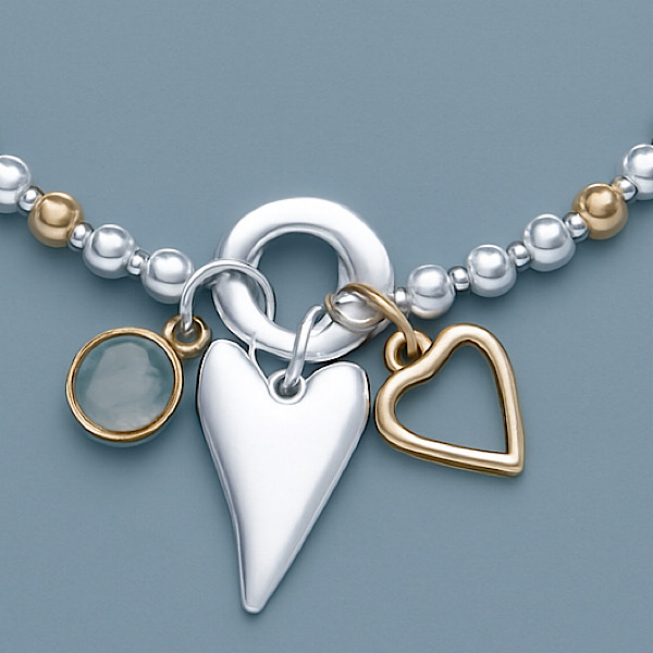 hearts and chrystal