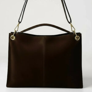 Faux suede bag