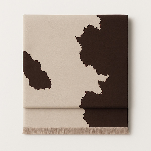 chocolate pony skin folded