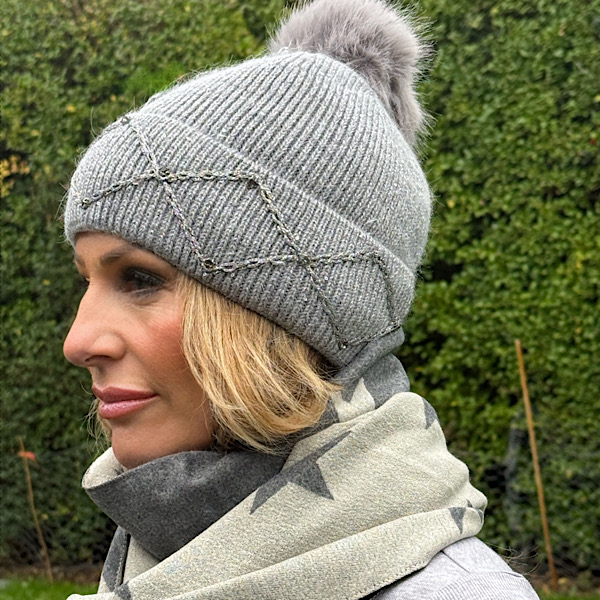 Grey hat sideways