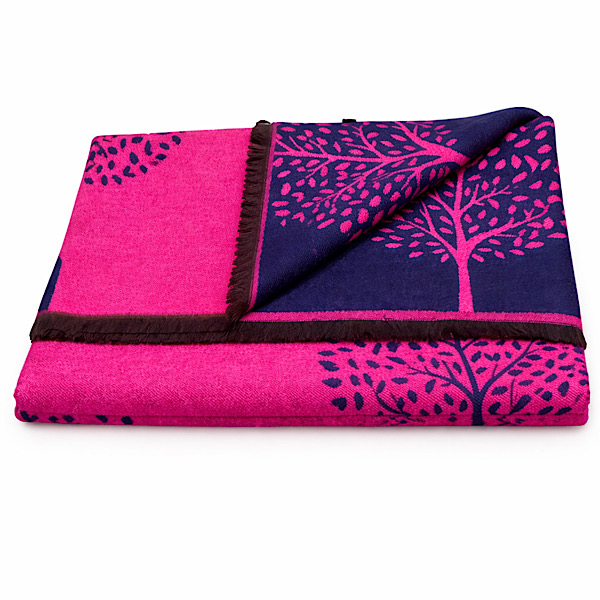 scarf showing the navy reverse