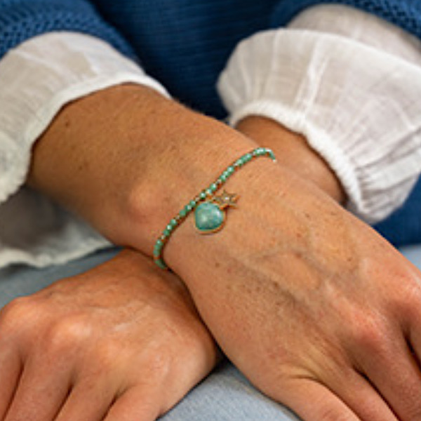 bracelet on wrist