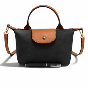 black pouch handbag for women