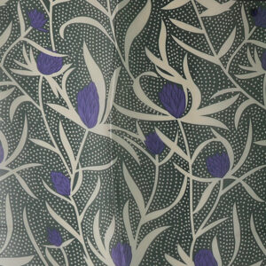 recycled grey mix botanical scarf folded