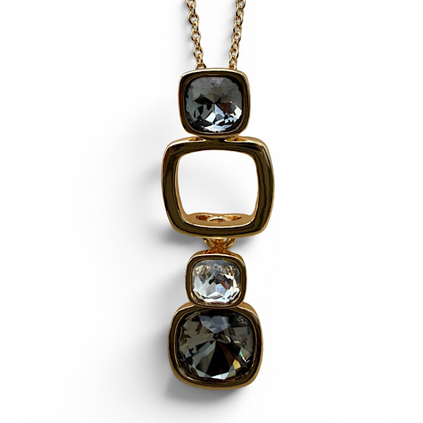 elegant gold pendant necklace