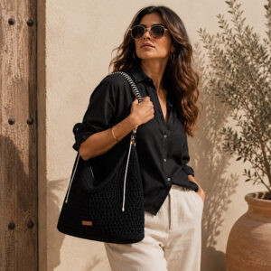 ladies black holiday bag