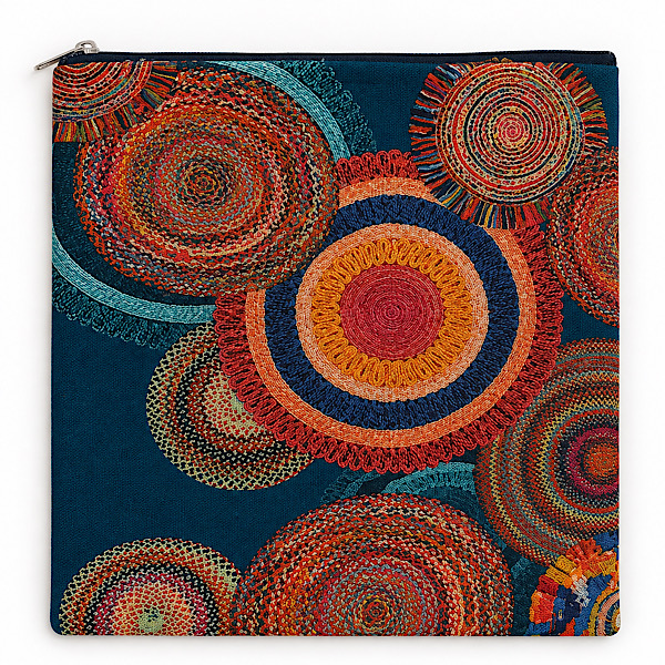 multicolour lightweight scarf