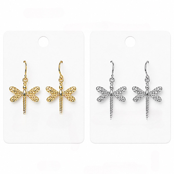 dragonfly drop earrings