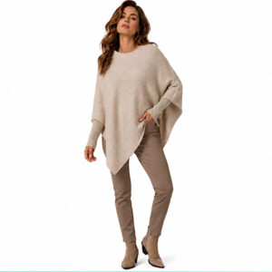 women's winter poncho