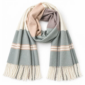 women's soft cashmere blend check scarf